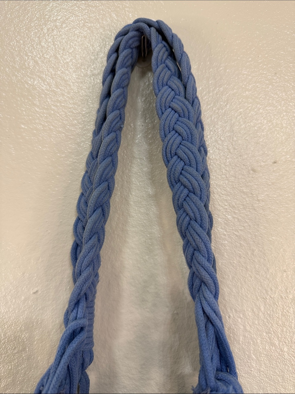 J.Crew Cadiz Hand-Knotted Rope Tote Bag Brilliant Ocean Blue - Picture 9 of 12